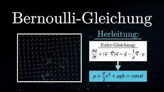 Herleitung der BernoulliGleichung aus der EulerGleichung Strömungsmechanik [upl. by Possing]