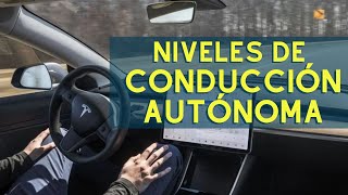 ¿HASTA DONDE LLEGA EL COCHE AUTÓNOMO NIVELES DE CONDUCCIÓN AUTÓNOMA [upl. by Ihel]