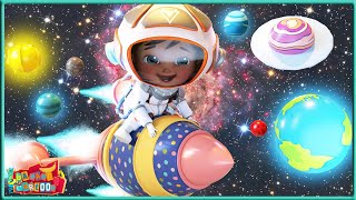 Solar System Song  More Kids Songs  Sing and Dance Along  Banana Cartoon  Animals for Kids [upl. by Hallvard485]