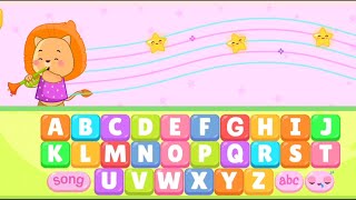 A B C Song Kids Laptop Kids Educational Part 1  Apps  Boys and GirlsLets play games together [upl. by Lilas]