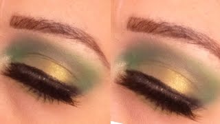 Green Party Eye Makeup [upl. by Eneleahs]