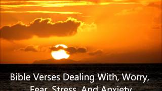 Audio Bible Meditations Scriptures Dealing With Worry Fear Stress And Anxiety [upl. by Pergrim]