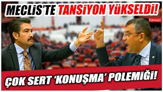 Özgür Özel ile Cahit Özkan arasında çok sert konuşma polemiği Mecliste tansiyon yükseldi [upl. by Einhoj238]