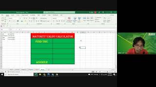 MS Excel Activity Maturity value calculator [upl. by Ailecra227]