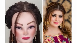 Wedding Hairstyles Kashees  Quick open Hairstyle  Hair tutorial [upl. by Nediarb]