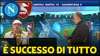 GOL DI NAPOLI SALERNITANA 11 FESTA RINVIATA PER PESCE [upl. by Schuster527]