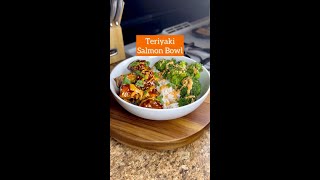 Simple Teriyaki Salmon Bowl [upl. by Ahsenev]