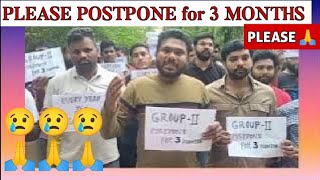 AP GROUP 2 MAINS POSTPONE for 3 MONTHS 🙏🙏 PLEASEAPPSCGROUP 2 [upl. by Astra99]