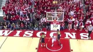 Wisconsin Basketball Dekker Throws Down on Marquette [upl. by Sello]