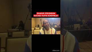 SHAKUR STEVENSON DUCKED FLOYD SCHOFIELD [upl. by Philippine]