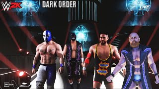 AEW The Dark OrderColt Cabana Evil Uno Number 10 amp John Silver Tag Entrance Tag Moves  2K [upl. by Blinni]