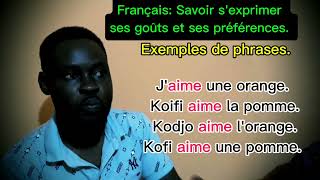 Akoto Bernard Savoir sexprimer ses goûts et ses préférences [upl. by Cobb570]