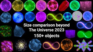 Size comparison beyond The Universe 2023 [upl. by Yasdnyl974]