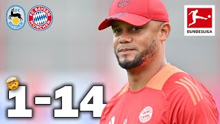 14 FC Bayern Goals at Kompany Debut  FC RottachEgern vs FC Bayern 114  Highlights [upl. by Hollis]