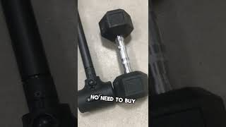 No Need for Barbells Convert Dumbbells in Seconds tool gym altitudecraft [upl. by Nitnert]