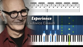 Ludovico Einaudi  Experience  Piano Tutorial with Sheet Music [upl. by Gelman]