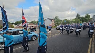 Rathcoole Protestant boys flute band in Scotland  Cambuslang volunteers annual parade 27052023 [upl. by Imekawulo260]