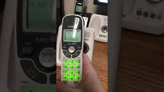 VTech CS 6124 No Power At Base Solved How to Pair Handset and Base [upl. by Ellehcar953]