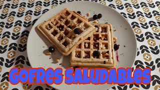 Gofres saludables  Sin azúcar en menos de 10 minutos con 5 ingredientes [upl. by Triplett]