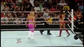 WWE Divas  Natalya vs Nikki Bella Raw May 12 2014 [upl. by Yerhpmuh]