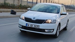 Test  Skoda Rapid 16 TDI DSG [upl. by Akerahs301]