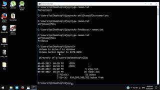 Windows Command Line Tutorial 7 Deleting and Appending to Files [upl. by Mcgean]