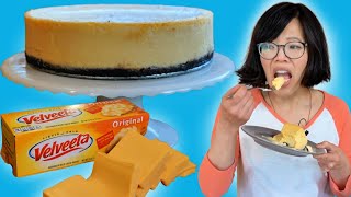 🧀VELVEETA CHEESECAKE Recipe Test [upl. by Lodi502]