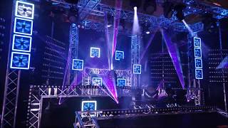 Prolight amp Sound Frankfurt 2019  Kurze Lasershow zu Hardstyle [upl. by Daphie]