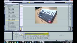 Akai MPK mini Tutorial 2  Using The Drum Rack Part 1 [upl. by Casanova]