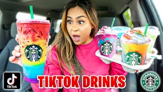 Testing Viral TikTok SECRET Drinks MUST HAVE [upl. by Ydisahc]