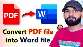 PDF TO WORDPAD  WORDPAD TO PDF CONVERTER KESE KRE  SBI CSP amp CSC 2024 45 [upl. by Giess]