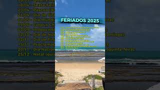 Feriados em 2025 [upl. by Bruni]