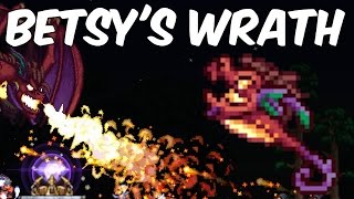 Terraria 134 Betsys Wrath OP NEW WEAPON  Mage Weapon [upl. by Ecyle]