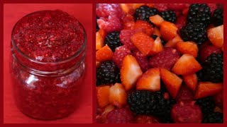 Mixed Berry Jam Recipe  Easy Low Carb Keto amp Sugar Free Chia Seed Jam [upl. by Stormy895]