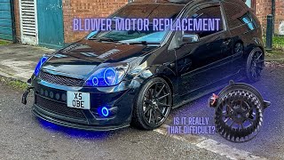 MK6 FiestaST150 Blower Motor Replacement [upl. by Rocher601]