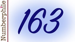 163 and Ramanujan Constant  Numberphile [upl. by Uphemia702]