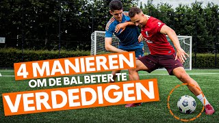 Zo moet je verdedigen onder druk  Verdedigen als Virgil van Dijk  Academy  Voetbalshop [upl. by Joella]