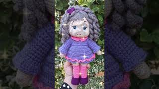 Knitting doll doll knittingtoys amigurumidoll [upl. by Ikiv410]