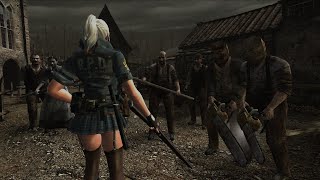 RE4 HD PROJECT MOD STORY OF JILL 1 [upl. by Nywnorb]