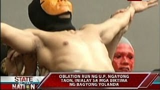 SONA Oblation run sa UP ngayong taon inialay sa mga biktima ng Bagyong Yolanda [upl. by Joellen]