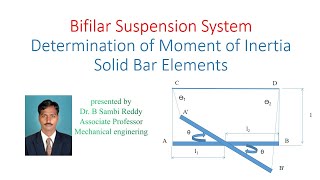 Lecture  23  Bifilar suspension system [upl. by Sadella691]