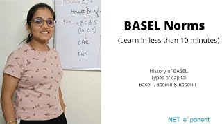 BASEL Norms CAR Basel i Basel ii amp Basel iii  Learn in less than 10 min [upl. by Kcirdderf]