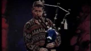 Richard Parkes plays 3 reels on bagpipes 1996 [upl. by Laven]