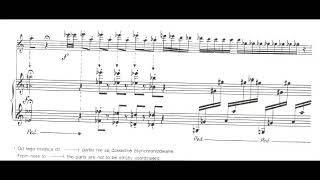 Witold Lutoslawski  Epitaph for Oboe and Piano 1979 ScoreVideo [upl. by Shapiro16]