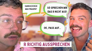 Speak Fluent And Accent Free German  How To Pronounce R [upl. by Ahseia769]