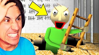 BALDI ESCAPED PRISON  Baldis Basics [upl. by Aniratac]