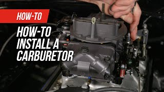 How to Install a Carburetor [upl. by Ferdinande]