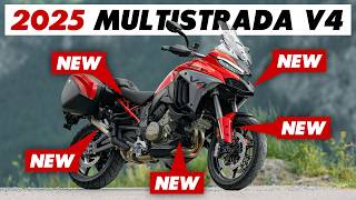 17 Key Updates For The 2025 Ducati Multistrada V4 V4S amp Pikes Peak [upl. by Hajin]