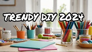 Top 10 Trendy DIY Craft Ideas for 2024 [upl. by Savvas]