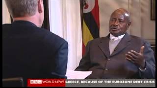 YOWERI MUSEVENI ON HARD TALK pt1 2 mp4 480p [upl. by Lodie]